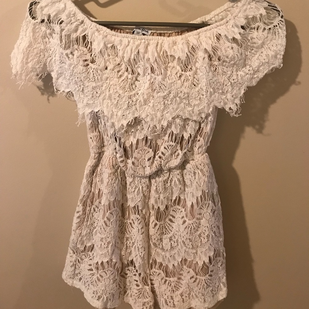 Lace romper